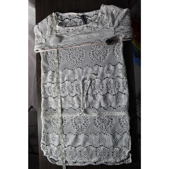 Ralph Lauren blue label swim cover beach pool lace drawstring waist Small - Picture 4 of 9